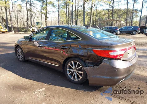 2015 Hyundai Azera z USA, uszkodzony, nr VIN KMHFG4JG9FA487934